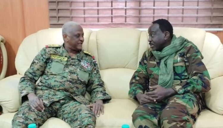 قوة من الحركات المسلحة تصل قاعدة وادي سيدنا