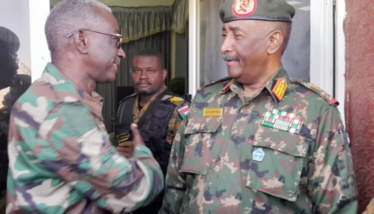 وصل الان البرهان لكسلا شرقي السودان