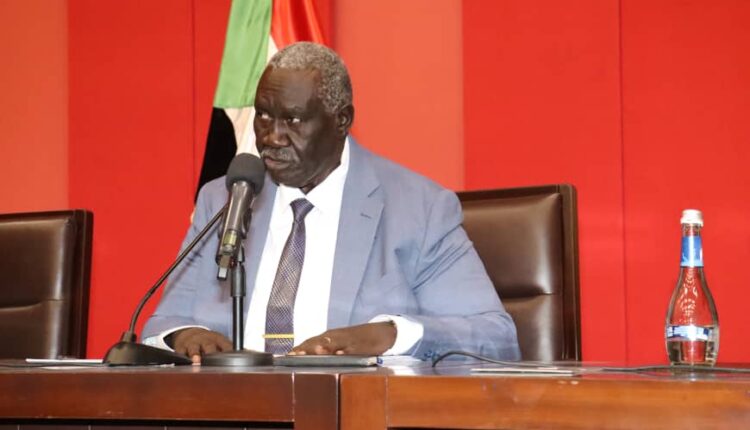 عقار يلتقي برئيس جنوب افريقيا الأسبق تابو امبيكي .