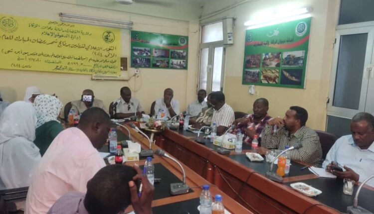 ديوان الزكاة القضارف يطلق برنامج رمضان بتكلفة (6) مليار جنيه لتغطية (117) ألف أسرة