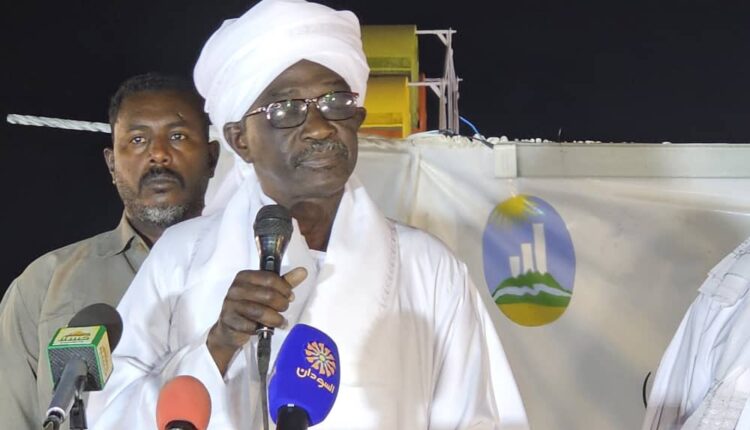 والي كسلا يخاطب ختام فعاليات معرض صنع في السودان بالشمالية