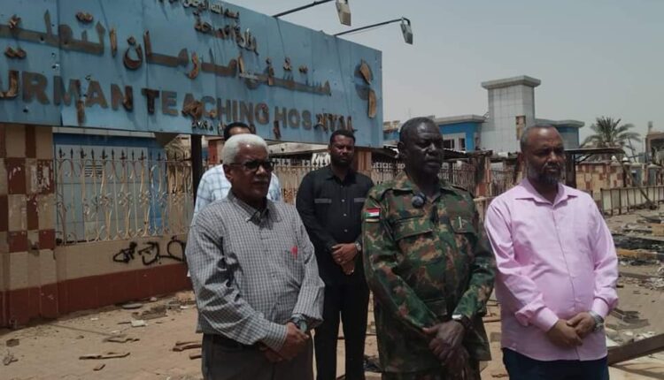 والي الخرطوم يتحسر على تخريب المليشيا للقطاع الصحى بأمدرمان 