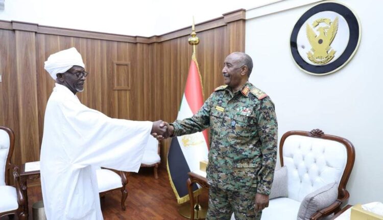 البرهان يلتقي وفد المقاومة الشعبية لأهل دارفور