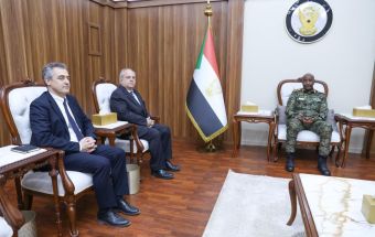 البرهان يلتقي وفد مجتمع سانت إيجيديو