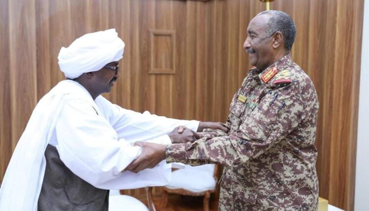 البرهان يلتقي وفد العموديات المستقلة