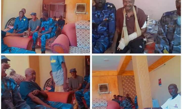 زيارات لأسر الشهداء،والمصابين بامدرمان