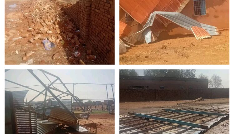 عاصفة رعدية قوية تضرب ولاية الجزيرة 