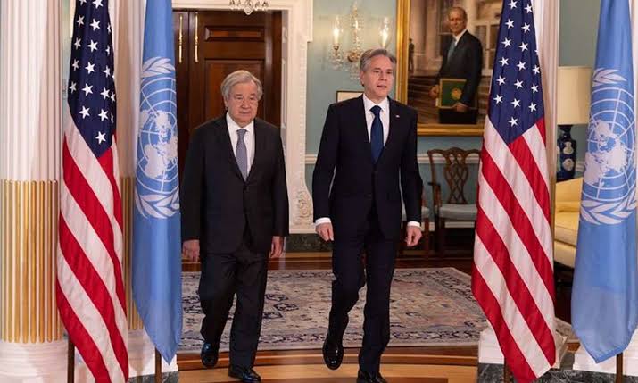 «غوتيريش وبلينكن» يبحثان تطورات الوضع في والسودان