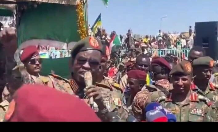 تصريحات قوية للفريق كباشي من سلاح المدفعية عطبرة