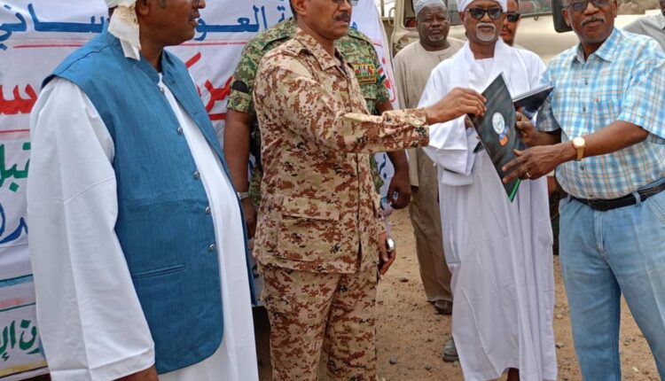 توزيع الدفعة الثالثة من منحة مركز الملك سلمان للنازحي ولاية سنار