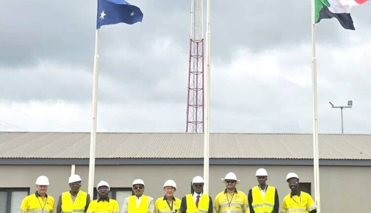 تفاصيل زيارة وزير المعادن ووفده المرافق لمشروع شركة بيرثث بـ ياموسوكرو بساحل العاج